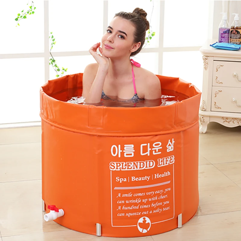 

Household Bathtub Thickening Folding Baby Insulated Portable Sauna Children Bath Tub Bathing Jacuzzi Inflable Spa Bathtub KC50YP