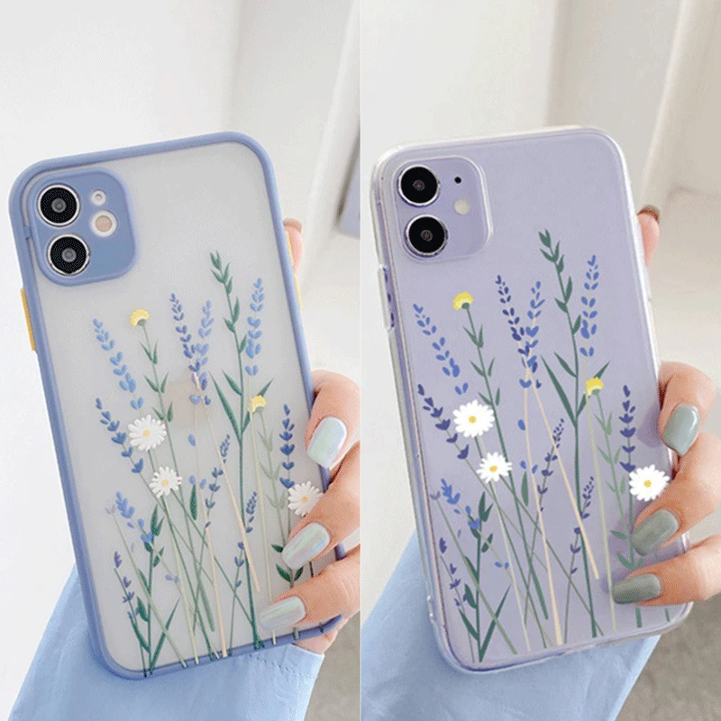 

New lavender phone case for Redmi 8A 9C Note 9-4G TPU silicone anti-drop mobile phone protective case for 10X Note 9 Pro Max 9S