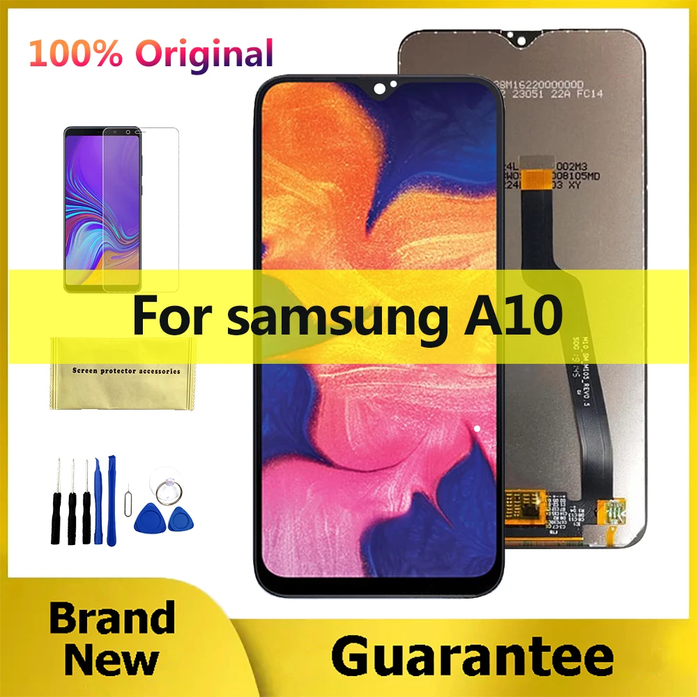 100% оригинальная замена для Samsung Galaxy A10 M10 SM-105F ЖК-дисплей с дигитайзером и сенсорным экраном в сборе 6,2