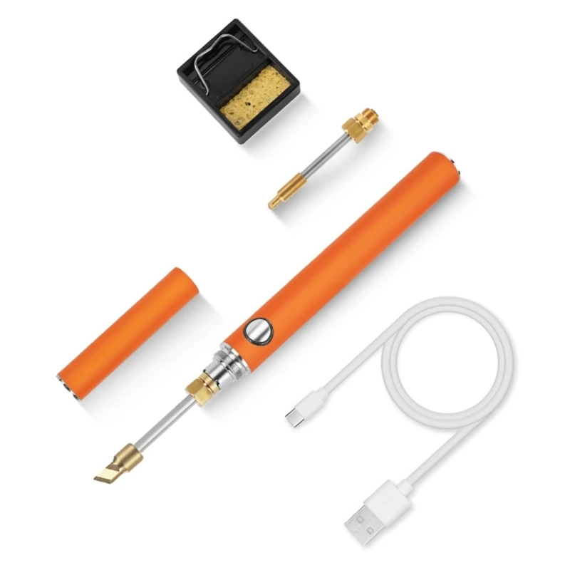 

Portable Mini Wireless Soldering Iron Welding Pen Usb Type-C Lithium Battery