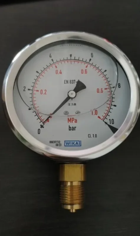 Манометр Wika радиальный 213.53.100 0-10bar/MPA G1/2 Диаметр датчика 100 мм