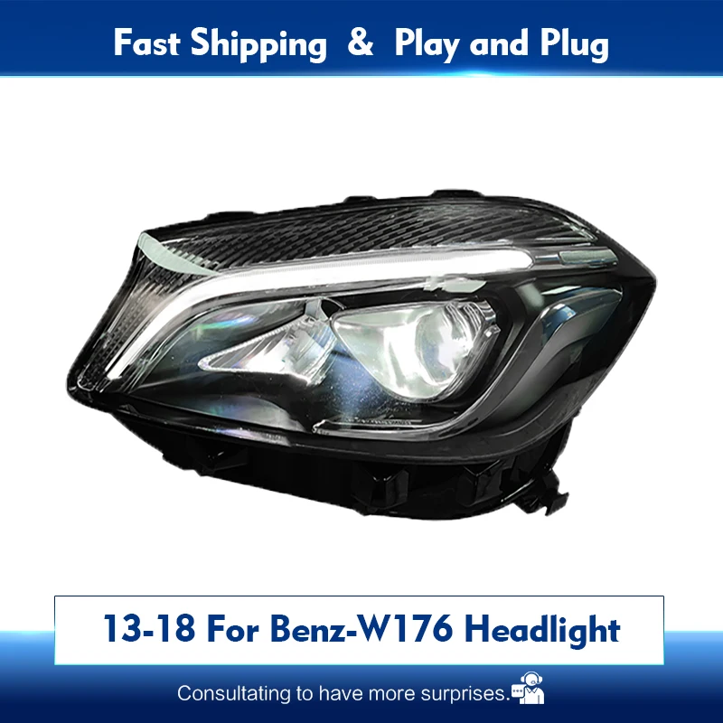 

Car Automotive Accessories Styling for 2013-2018 W176 A200 LED Headlight A180 Head Lamp DRL Signal Projector Lens