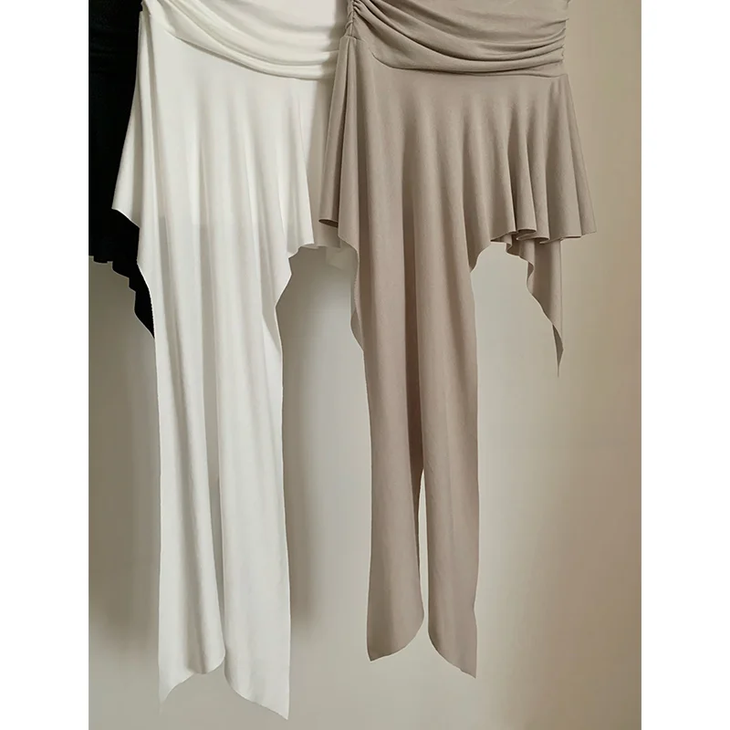 Женский облегающий топ-труба Gyaru Pure Desire нестандартный плиссированный топ в