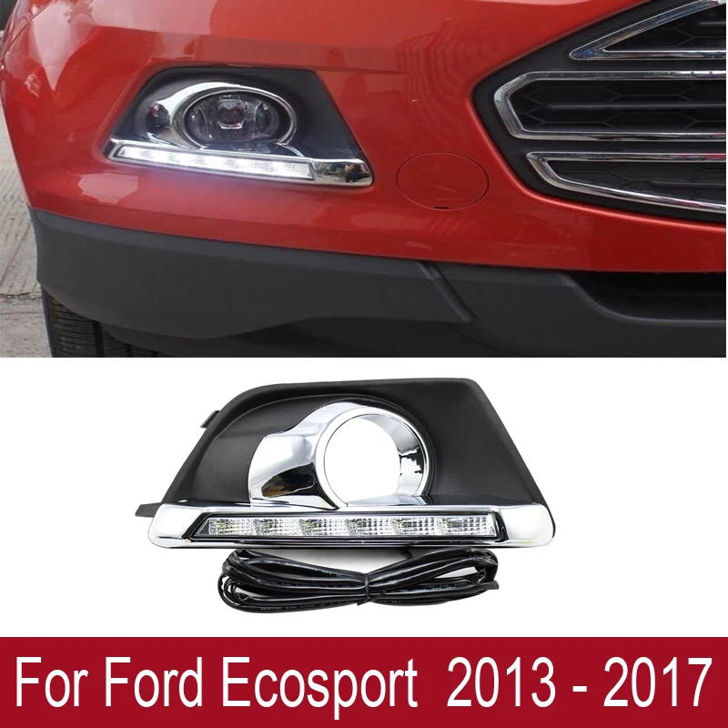

2 шт. для Ford Yibo специальные светодиодсветодиодный дневные ходовые огни 2013 - 2017 модифицированный противотуманный комплект автомобильные акс...