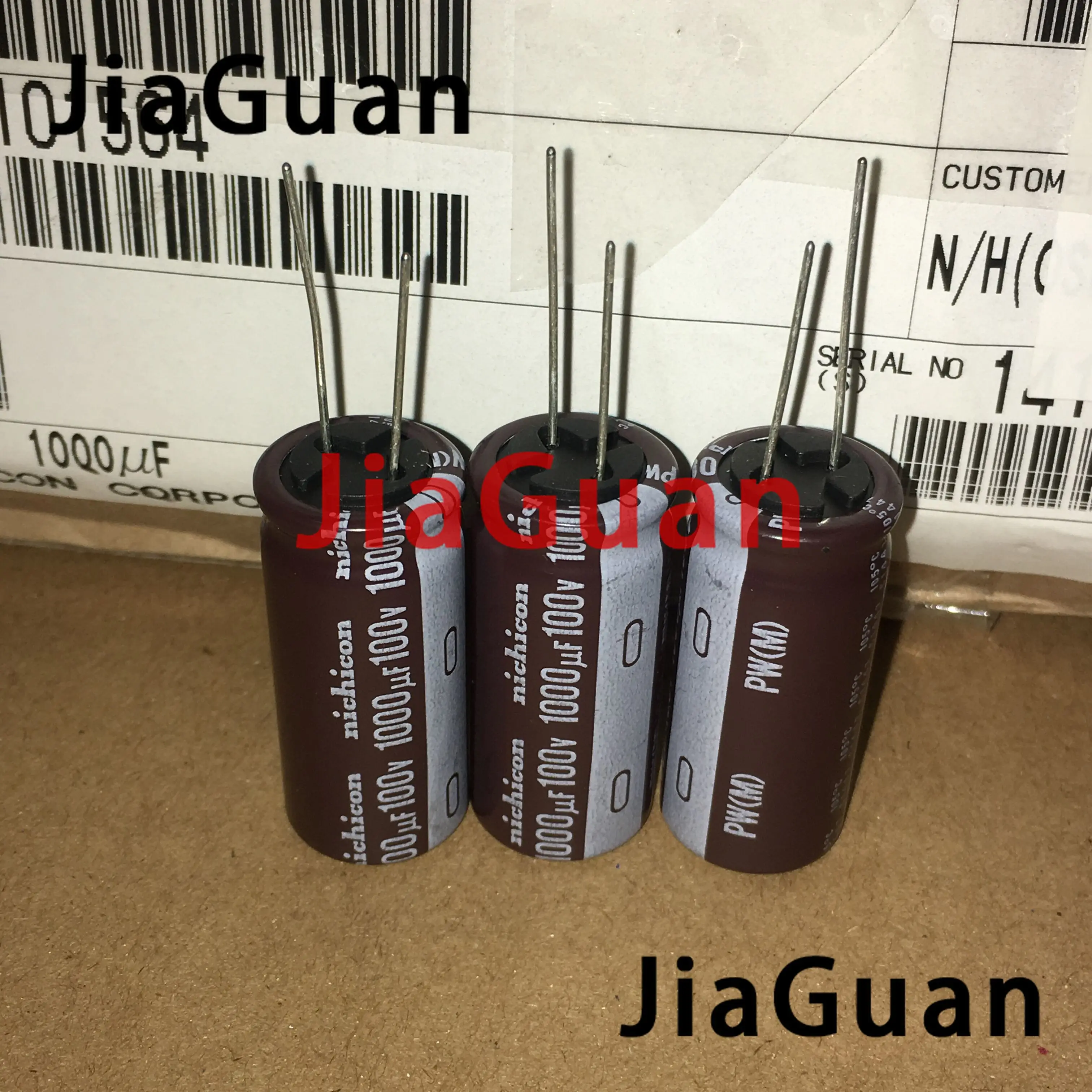 10PCS NEW NICHICON PW 100V1000UF 18X40MM electrolytic capacitor 100V 1000UF High frequency long life pw 100uF/1000V