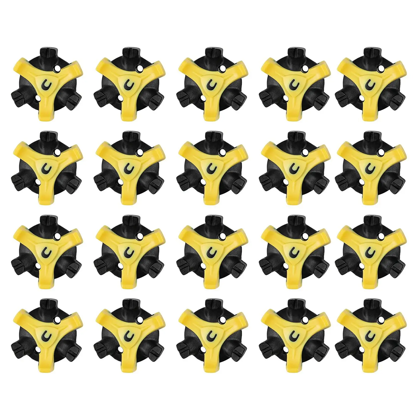 

20 PCS Fast Lock Golf Spikes Replacement Golf Shoe Spikes Golf Shoe Cleats Replacements Easy Install