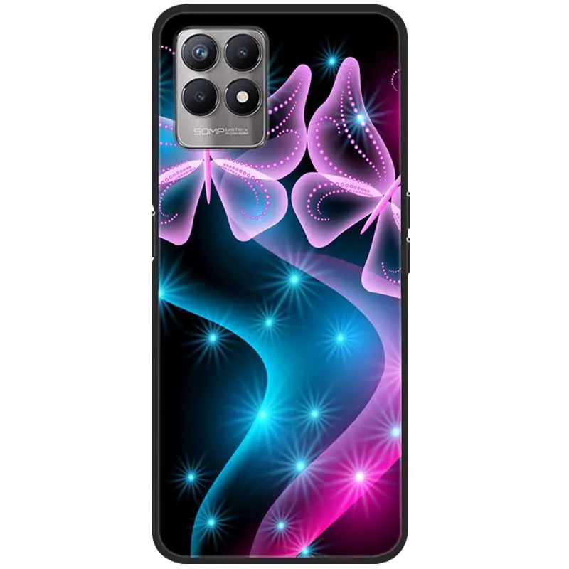 Для Realme Narzo 50 чехол 6 ''силиконовый мягкий мраморный ТПУ задний s для Narzo50 2022