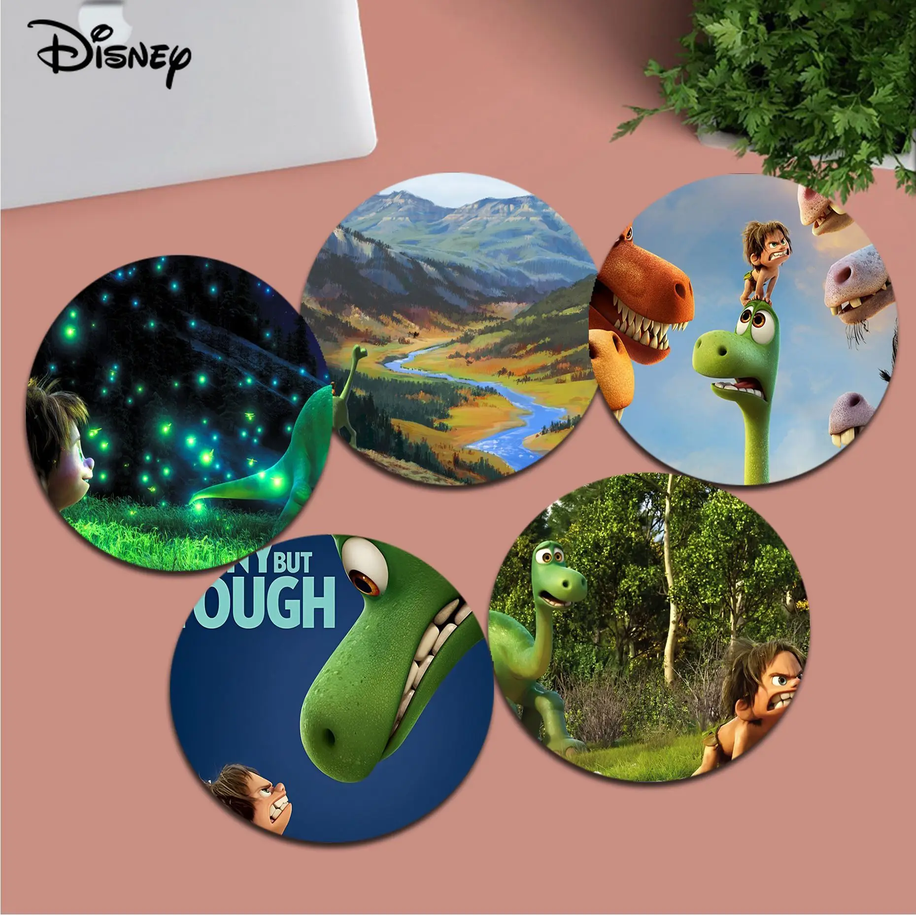 

Disney The Good Dinosaur Boy Mousepad INS Tide Round Keyboard Mat Table Mat Students Cabinet Gamer Desktop Mousepad Mats Deskpad