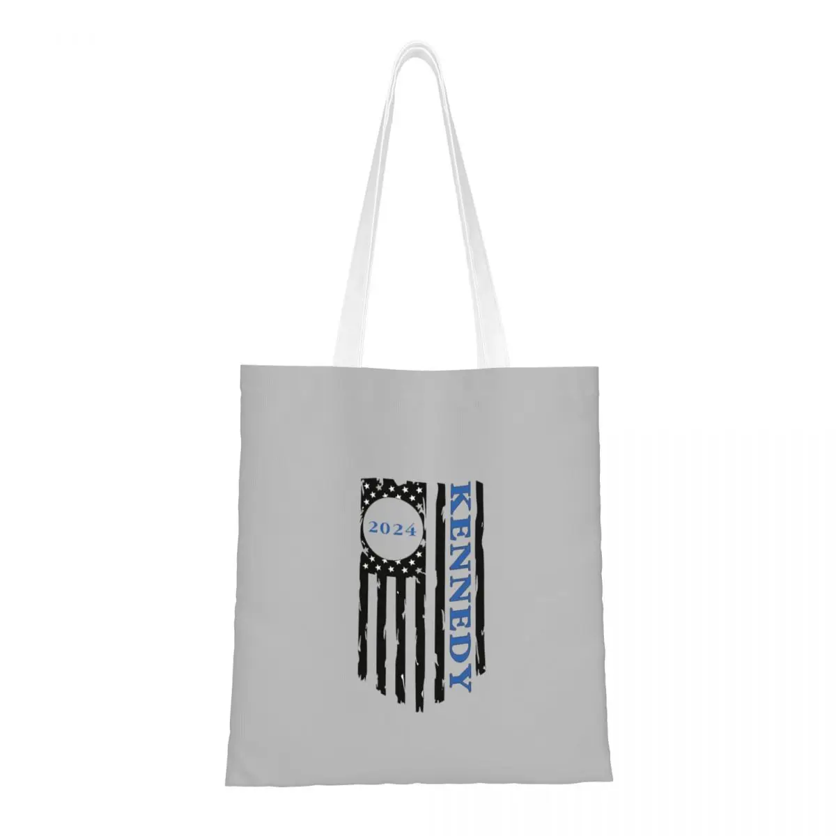 

Kennedy Jr. 2024 Shopping Bags Canvas The Tote Bag Folding Shopping Bag Ladies Shoulder Casual Tote Travel Handbag