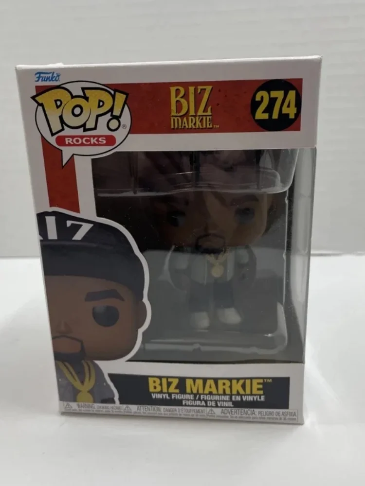 Фото Оригинальная фигурка Funko Pop Rocks Биз Марки # Коллекционная виниловая фигурка-кукла 274: Декоративная модель, лимитированная серия, подарок №3