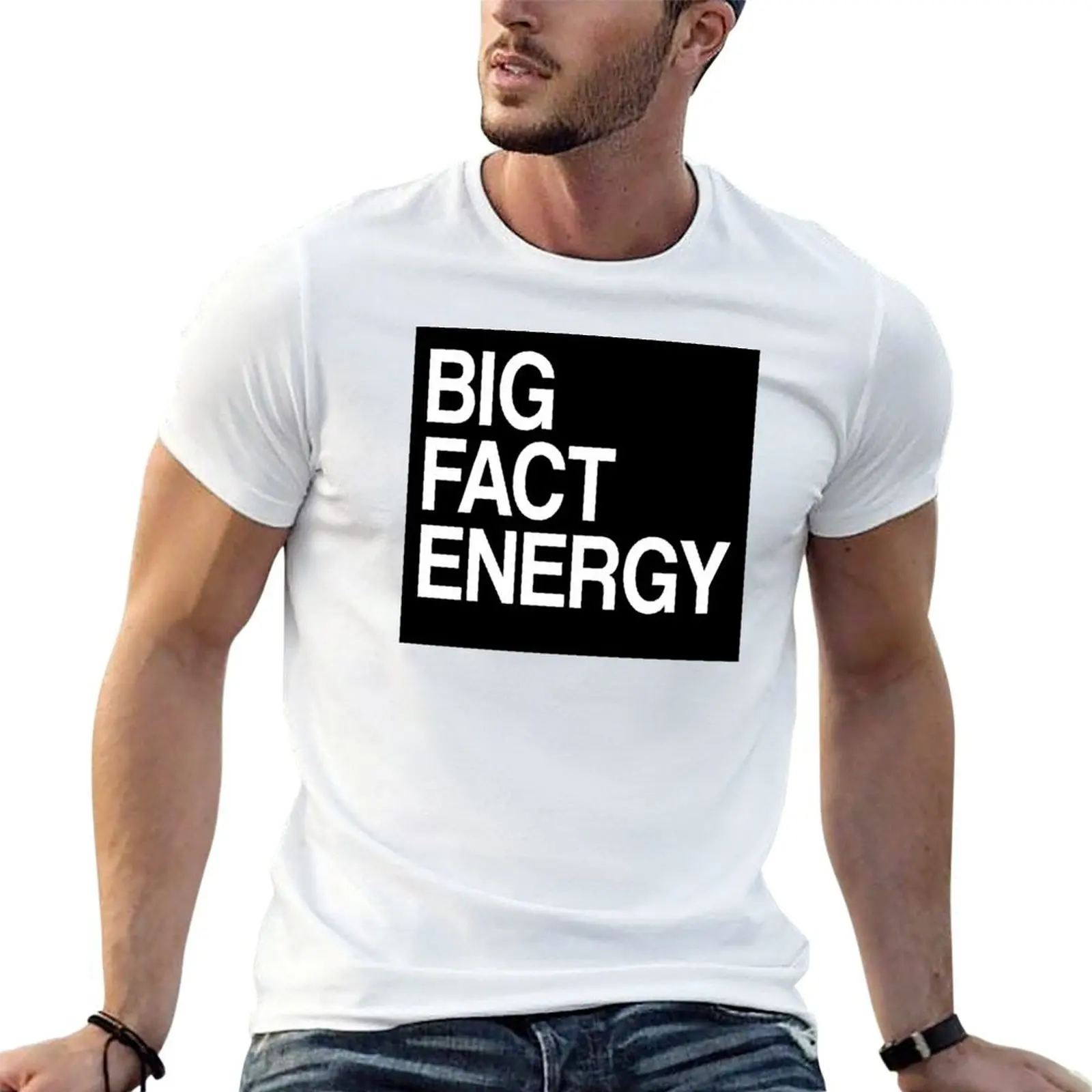 Фото Big Fact Energy - футболка для работы от Брада Роллинсона, легкая футболка для работы №1