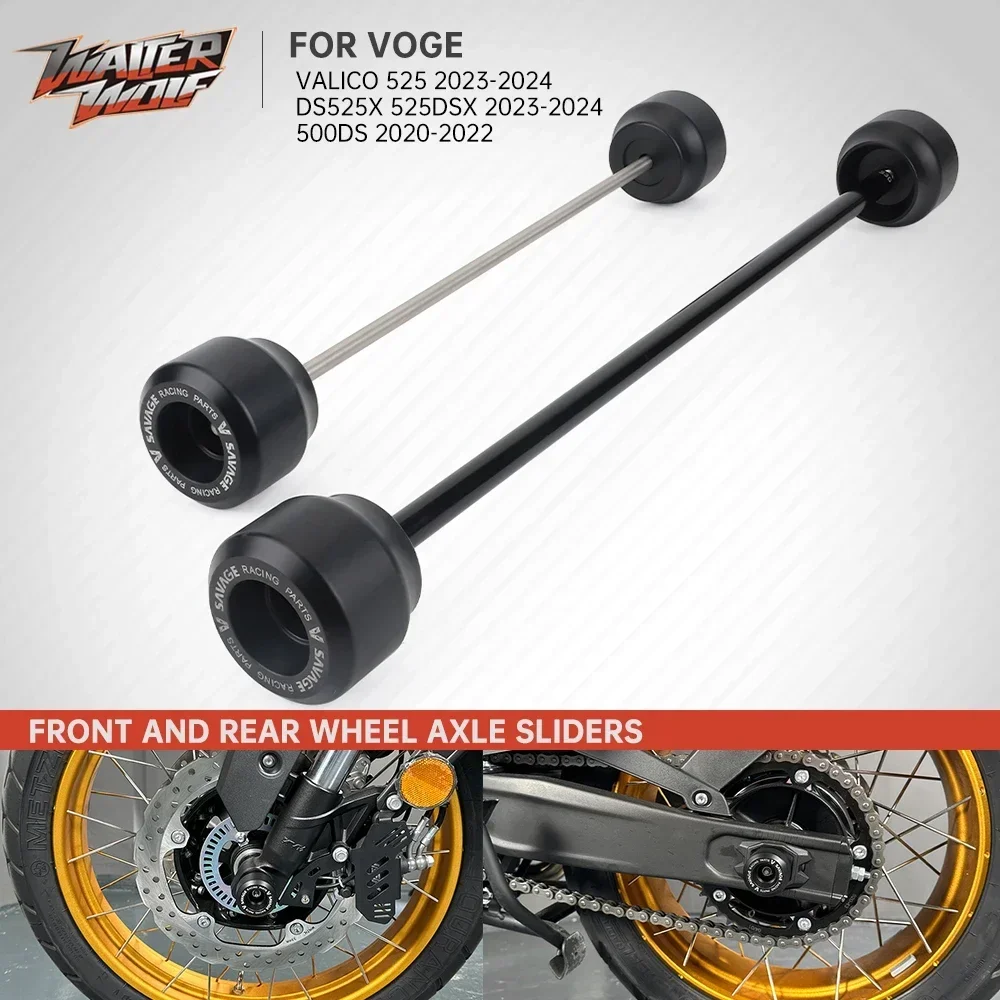 

Слайдеры для осей мотоцикла 525DSX, Слайдеры для столкновений, вращающийся шпиндель, защита от падения для VOGE DS525X Valico DSX 525 500DS 525X