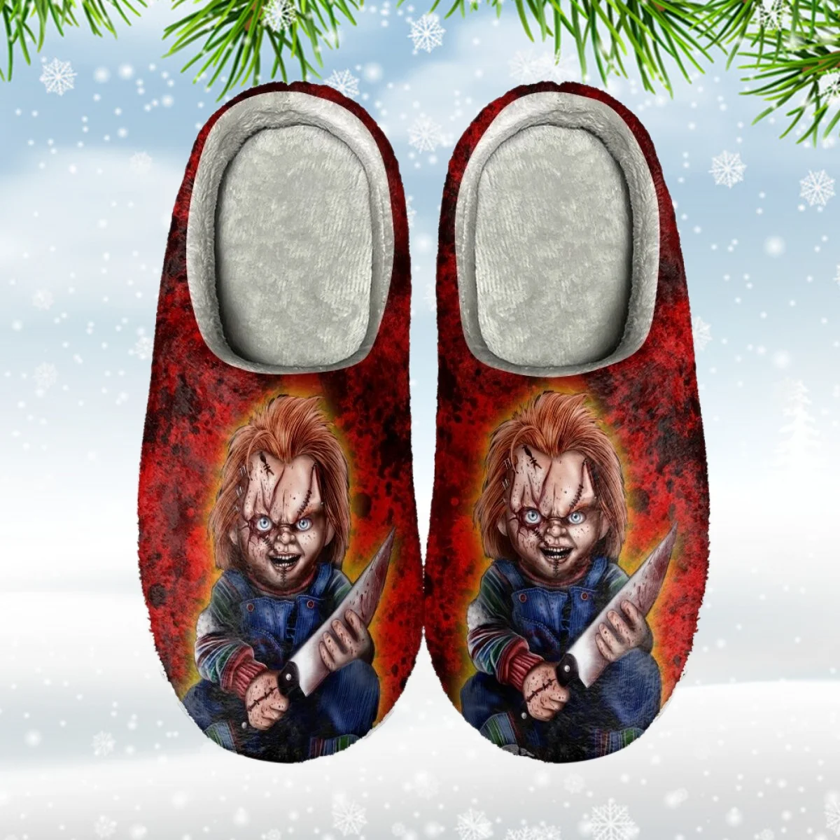 

Женские зимние тапочки INSTANTARTS, Нескользящие домашние тапочки для пар, мужские сланцы, теплые туфли на плоской подошве для спальни, 2023