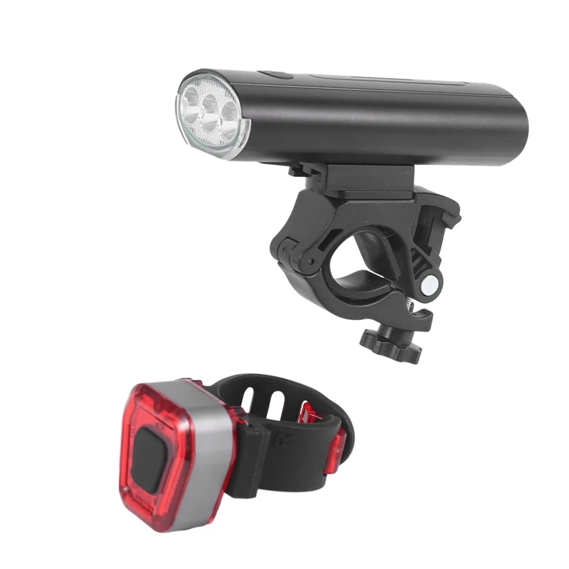 

Фонари велосипедные перезаряжаемые с USB, передние и задние фары для велосипеда, прочная светодиодная фара 1200 люмен светодиодный дороги, гор...