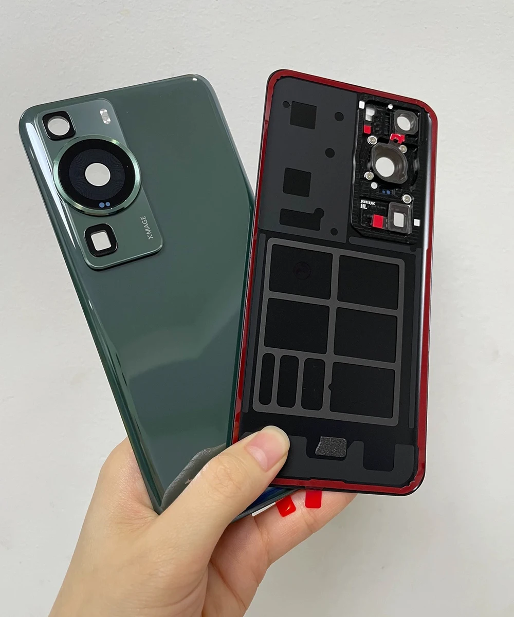 Задняя крышка AAA + для Huawei P60 стеклянная батареи задняя корпуса с объективом