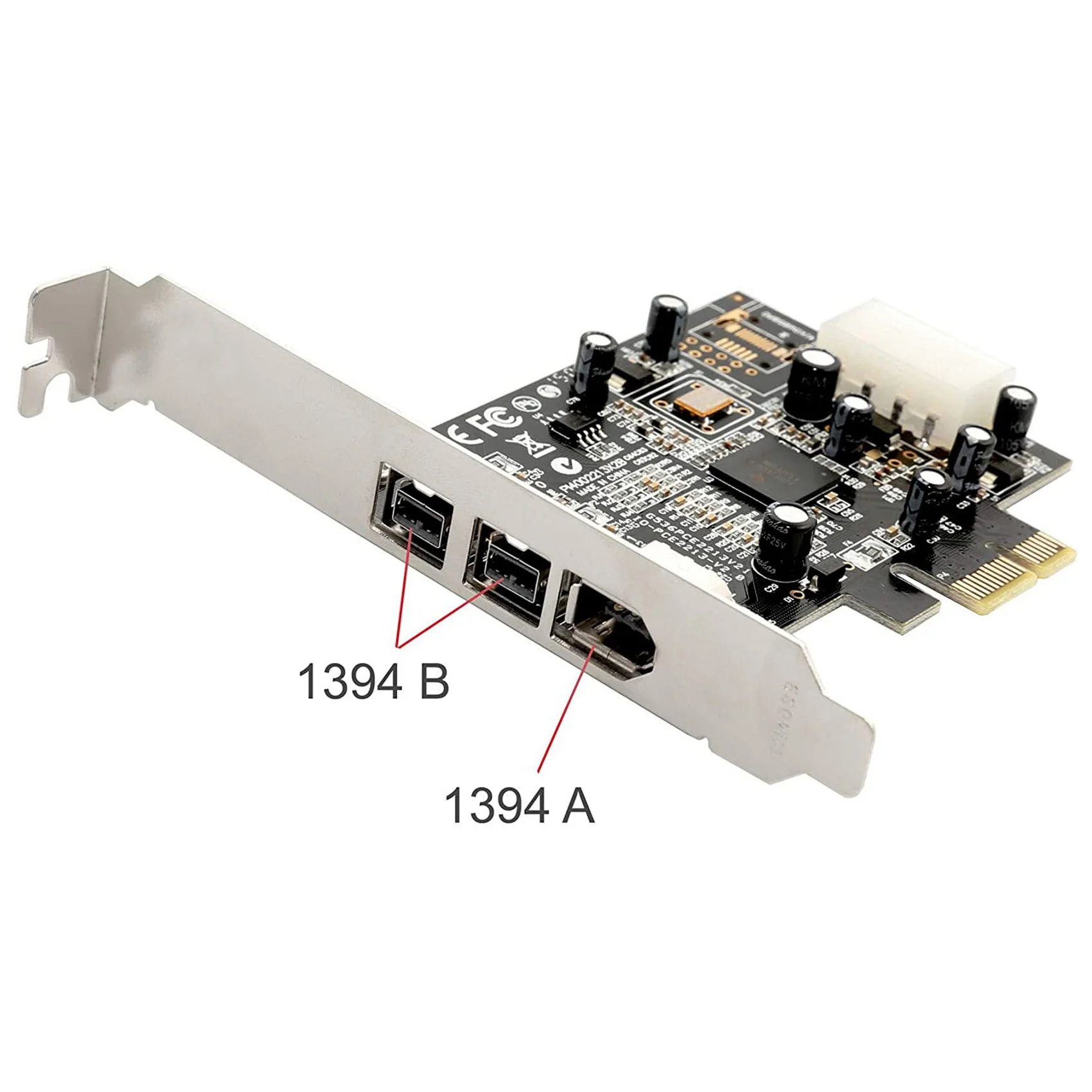 SY-PEX30016 3 порта IEEE 1394 Firewire 1394B &amp 1394A PCIe 1 X1 карта чипсета TI XIO2213B требует драйвер Legacy