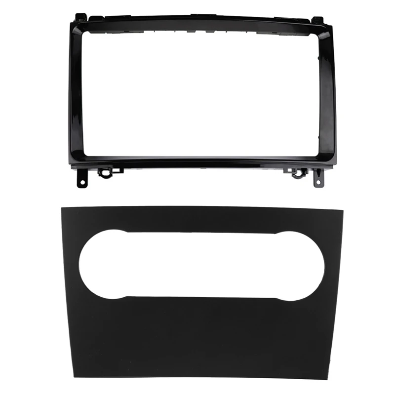 

Plastic Car Radio Fascia For MERCEDES BENZ A Class W169 2004-2012 Dash Kit Install Facia Panel Console Bezel Adapter Plate