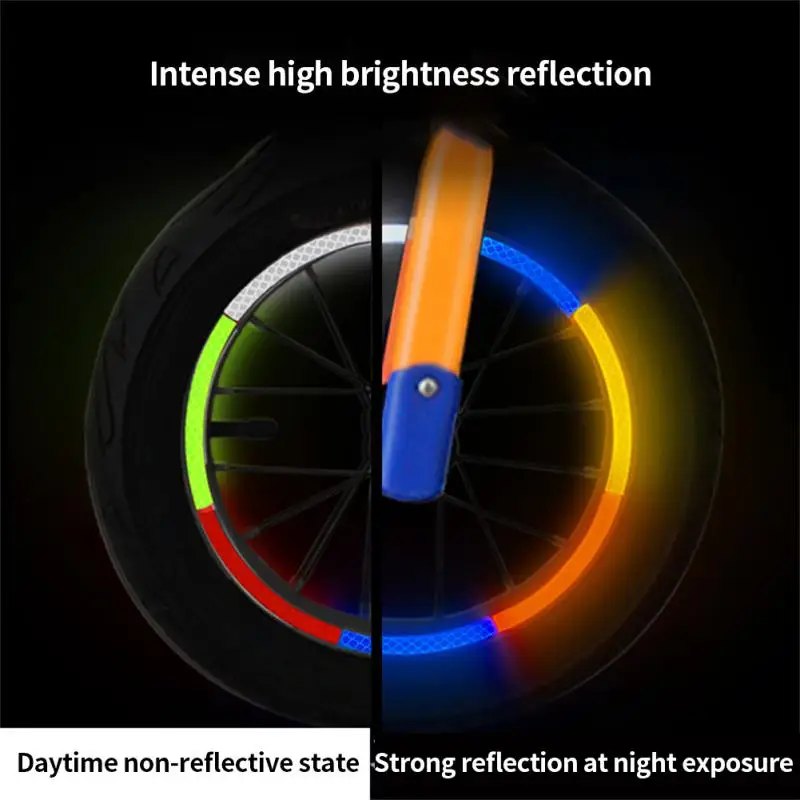 

Bike Stickers Reflective Tape Fluorescent MTB Bicycle Strips Cycling MTB Tape For Helmet Motorcycle Scooter Bicycle Accessories