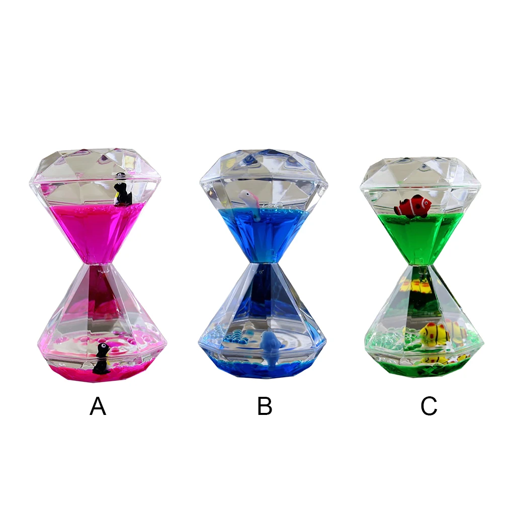 

Liquid Motion Bubbler Timer Sensory Toy Relieve Stress Desktop Fidget Toys Decompression Descending Creatures No 1