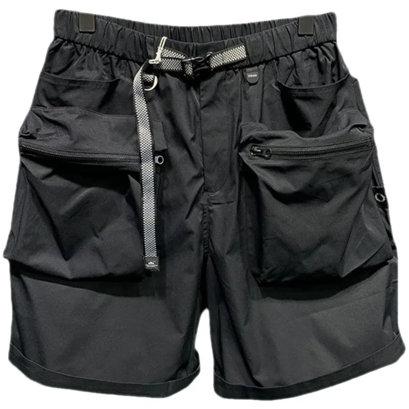 Новые корейские мужские шорты с несколькими карманами летняя простая рабочая