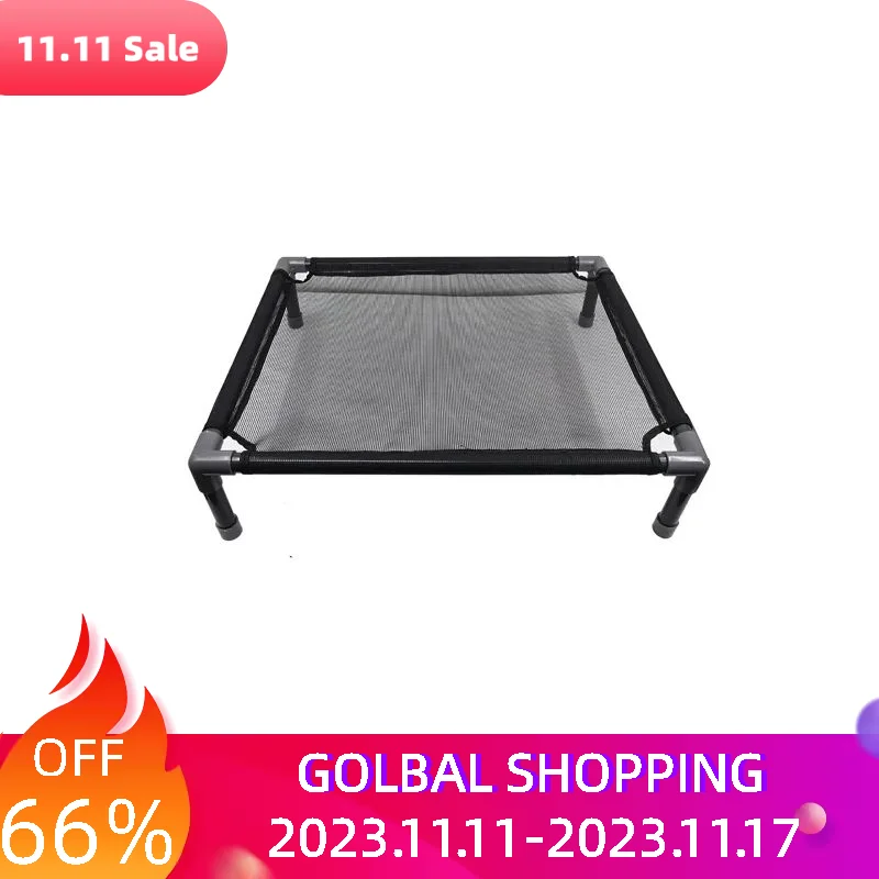 

Detachable Multifunction Summer Cooling Elevated Pet Bed Breathable Mesh Cloth Washable Indoor Outdoor For Small Dogs Home