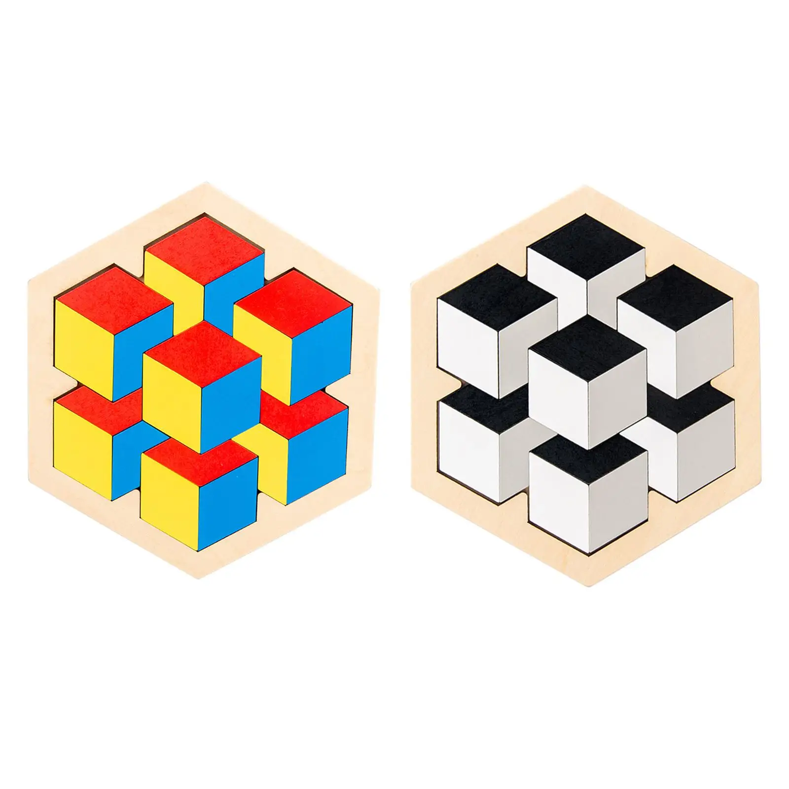 

Wooden Tangram Puzzle Learning Educational Puzzle Bloacks for Children Kids