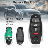 433mhz 31buttons smart car remote key id46 pcf7945 chip auto key for vw volkswagen touareg 2010 2014 keyless entry systems