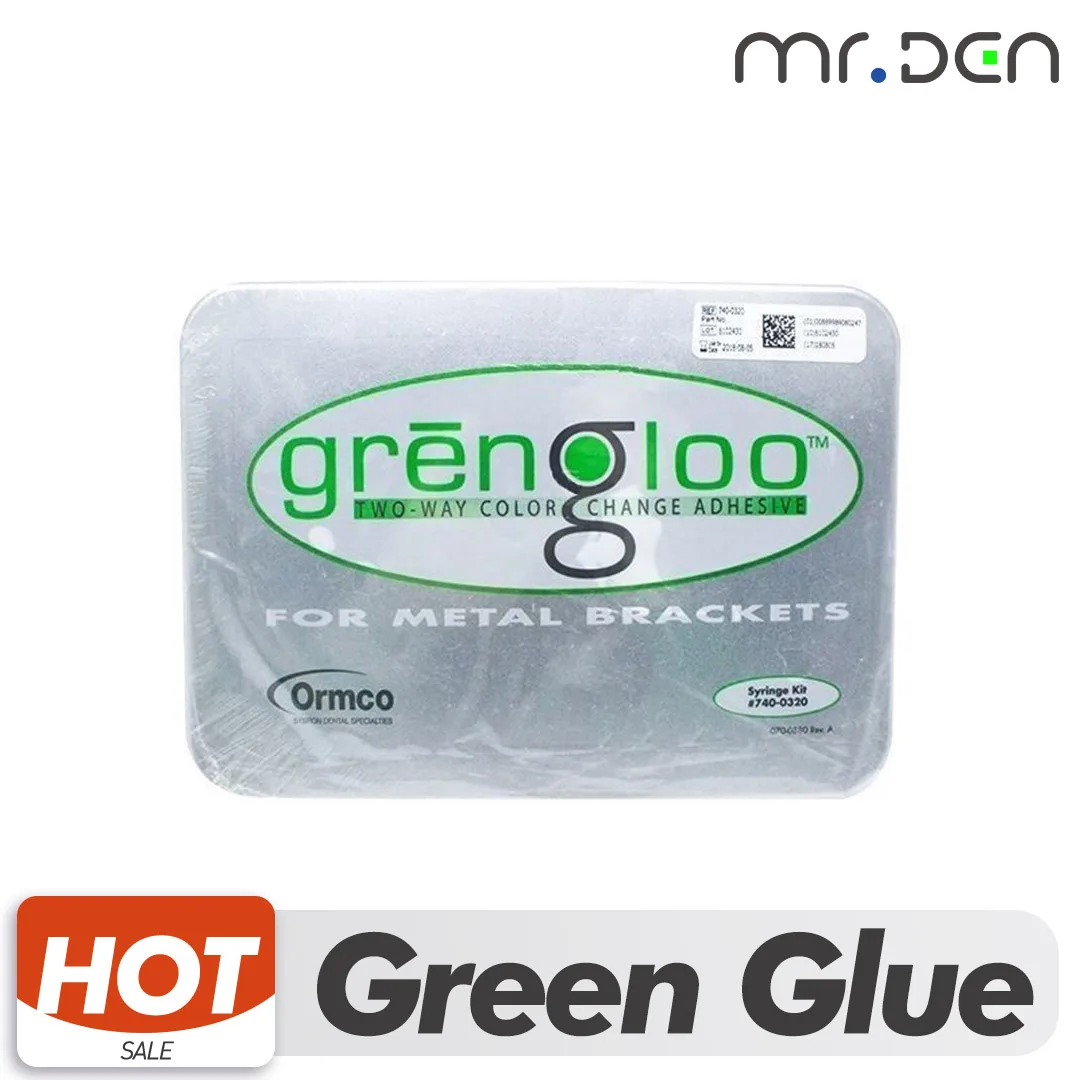 Ортодонтический клей Зеленый Оригинальный для кронштейнов Light-Cured Ormco Grengloo