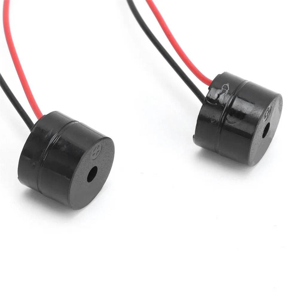 

Universial Buzzer Warning Wired Connector 10Pcs Active Piezo Electronic