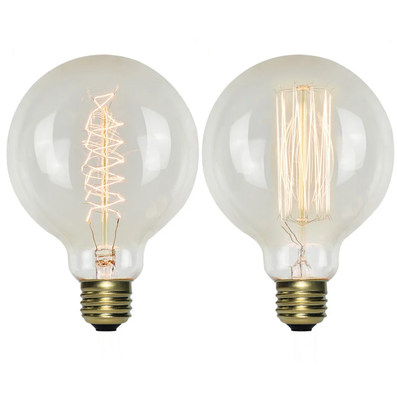 

Edison Bulb E27 40W 60W 80W 220V C35 ST64 T45 BT53 A60 G80 G95 G125 Filament Incandescent Light Ampoule Vintage Lamp For Decor