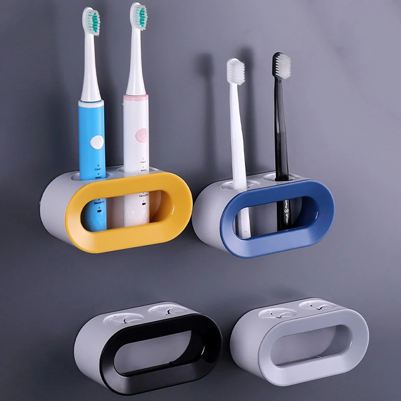 

Держатель для электрической зубной щетки, органайзер для зубных щеток в ванной комнате, самоклеящаяся подставка для зубных щеток, держатель, настенный держатель, экономия места
