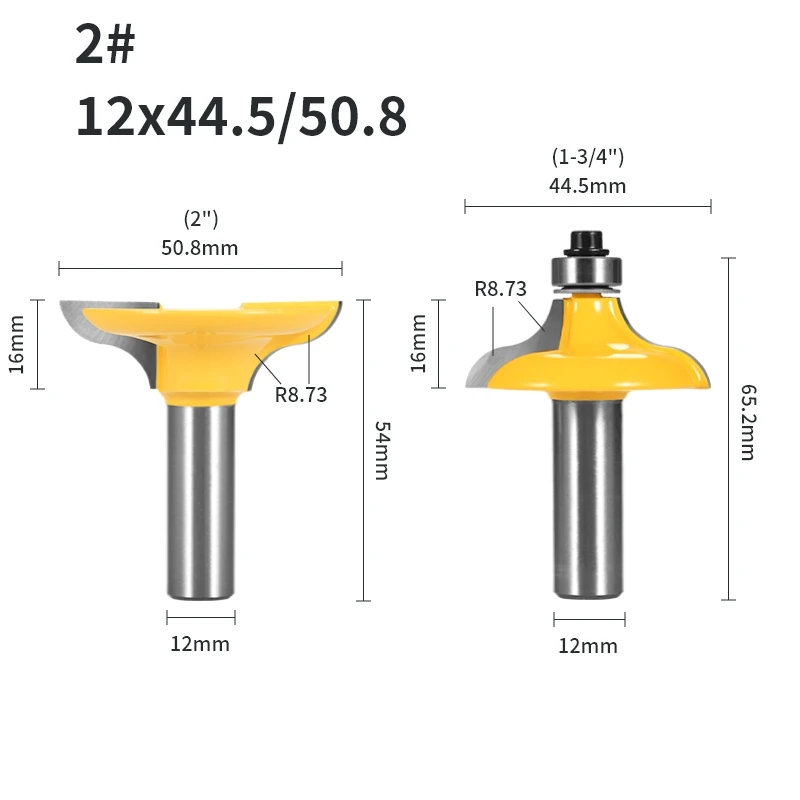 

Набор концевых фрез YUSUN, 2 шт.