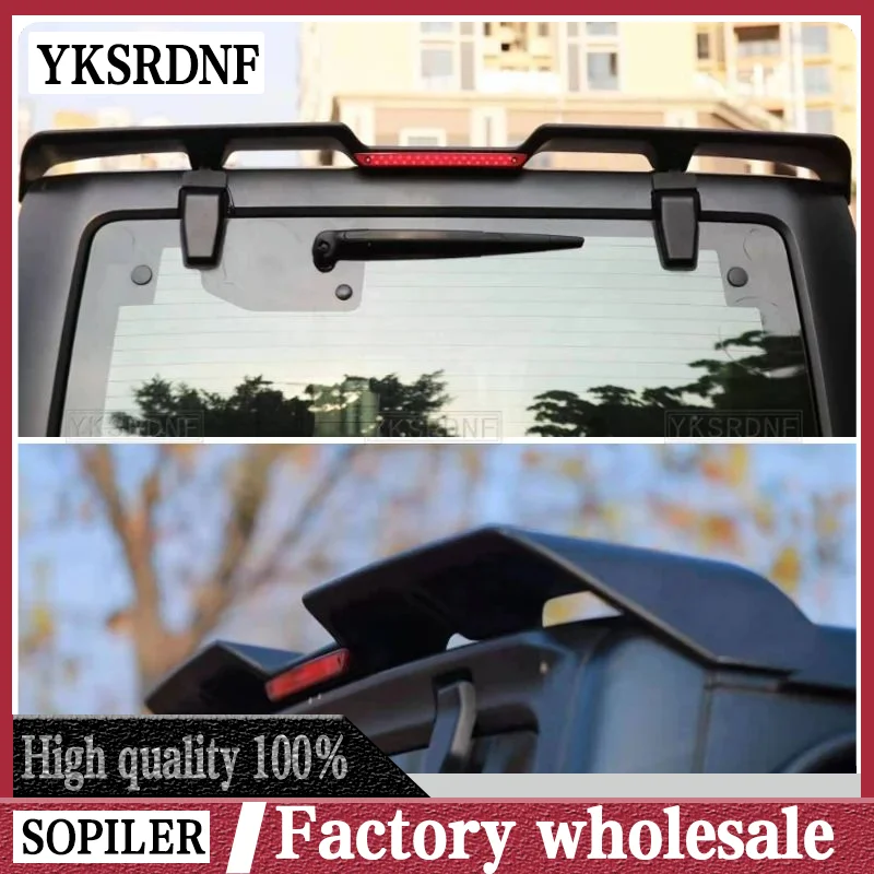 Задний спойлер черного цвета из АБС-пластика для JL1195 задний JL и J367 JK jeep wrangler lantsun