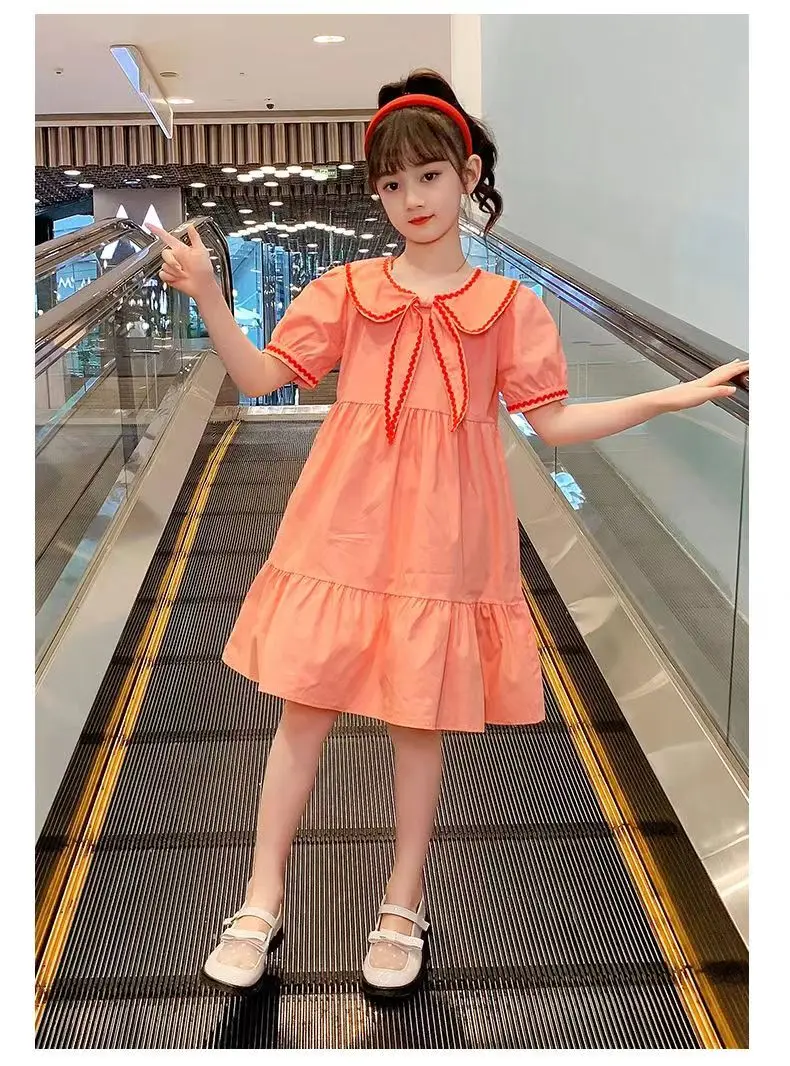 

Teen Girl Dress With Bag Summer Kids Bowknot Back Elegant Party Birthday Dress for Girls Clothes4 5 7 8 9 11 12 13 Yrs Kids Dres