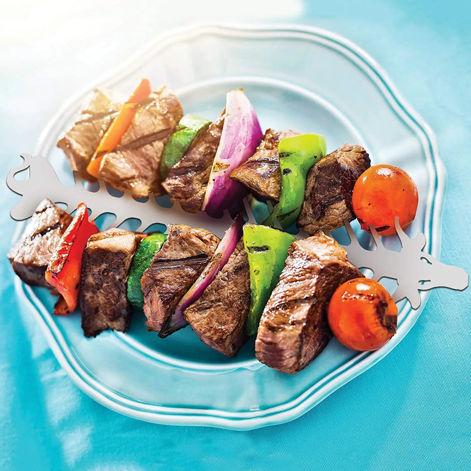 Вилка для барбекю из нержавеющей стали котелок с креветками зефира сковорода