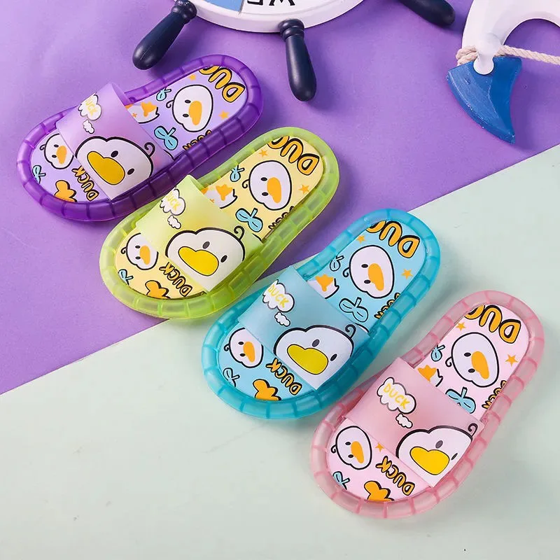

Children‘s Boys Girls Slippers Cartoon Animals Prints Slipper Lighted Fashion Cute Comfortable Shoes Bathroom Toddler Slippers