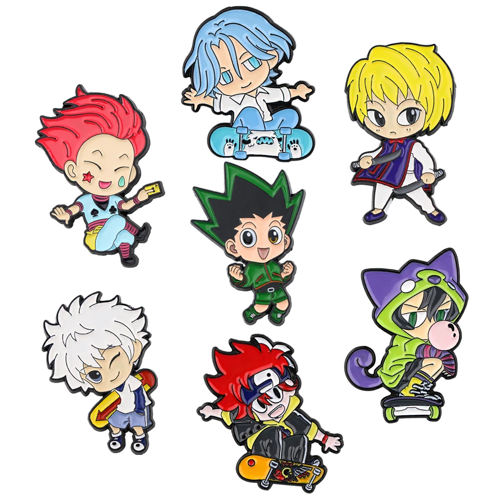 

Cute Enamel Pin Anime Pins Badges on Backpack Accessories for Jewelry Japanese Manga New Year Gift Brooch for Clothes
