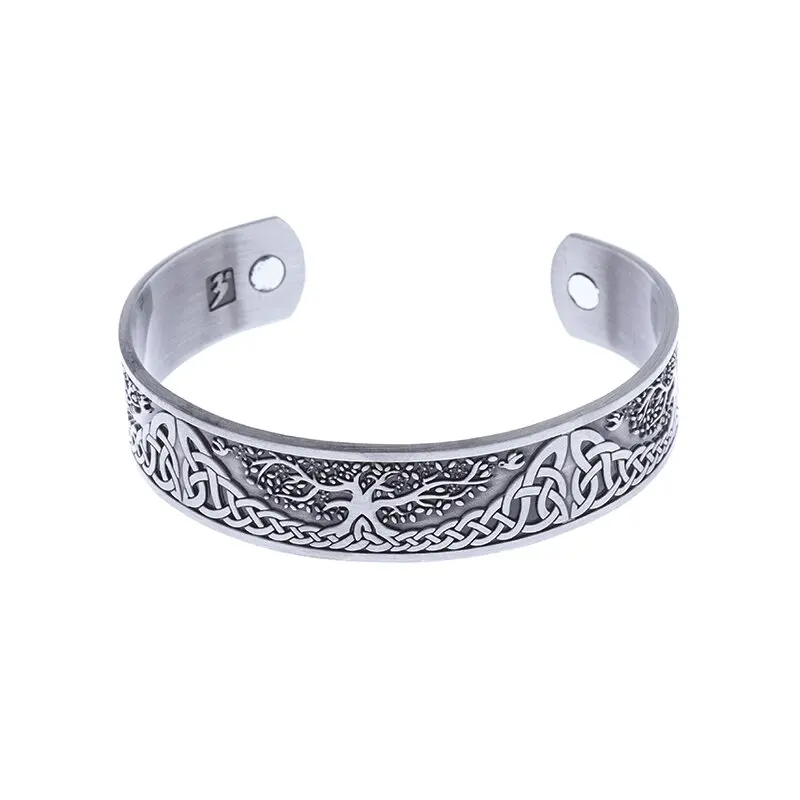 Браслет Регулируемый мужской с деревом жизни винтажная Скандинавская Легенда о