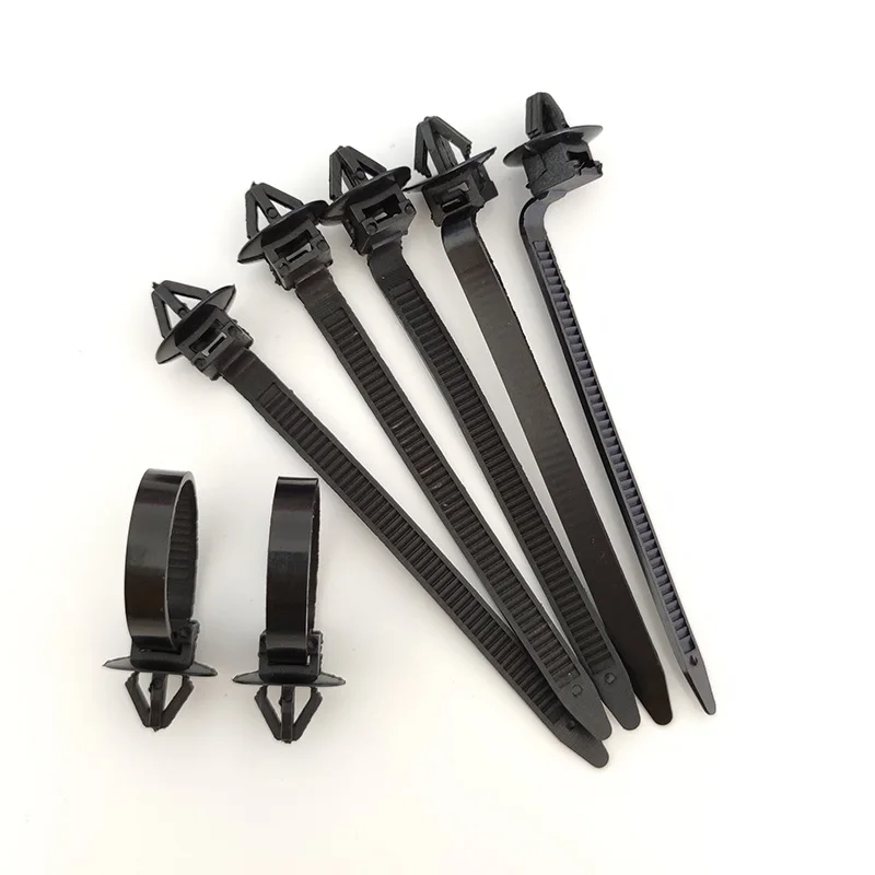 

20 шт. автомобильный нейлоновый хомут, зажимы для крепления кабеля для Subaru Forester XV Mitsubishi Asx Outlander Honda Civic Mazda 2 размера 96*5 мм