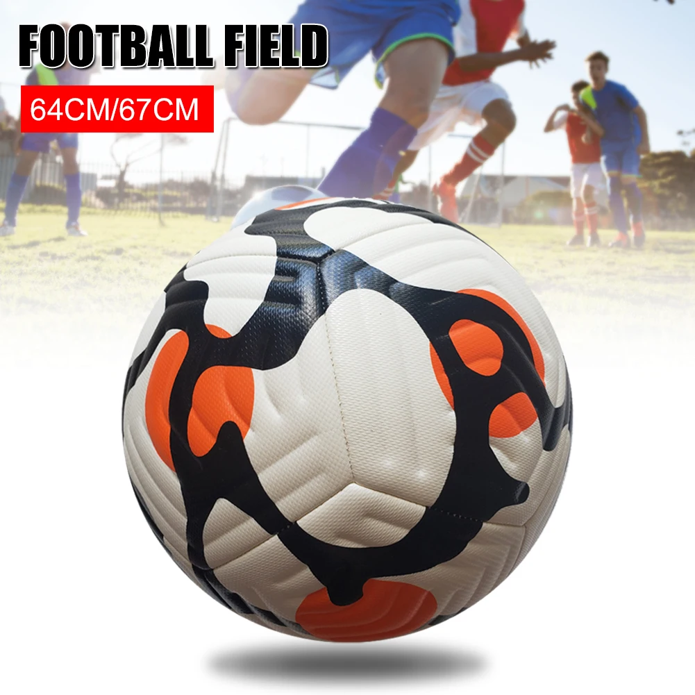 

New 2022 Soccer Ball Standard Size 4 5 Football Machine Sewing Football Ball PU Material for Training Match Come Deflated Ball