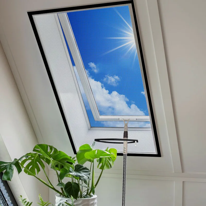 Черная москитная сетка TYMF черного цвета на молнии настраиваемая летняя моющаяся