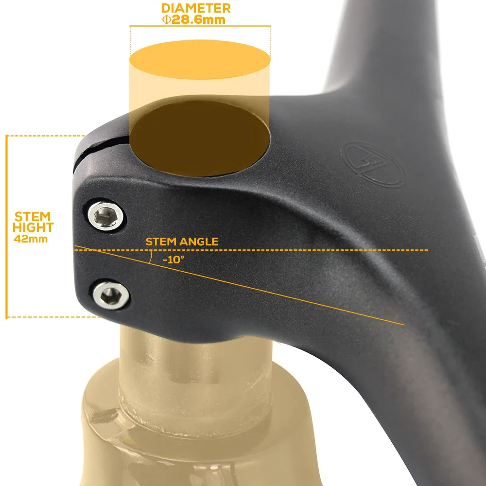 2024 Черный логотип ROVAL Mtb Руль 28 6 мм-10 градусов Карбоновый интегрированный MTB