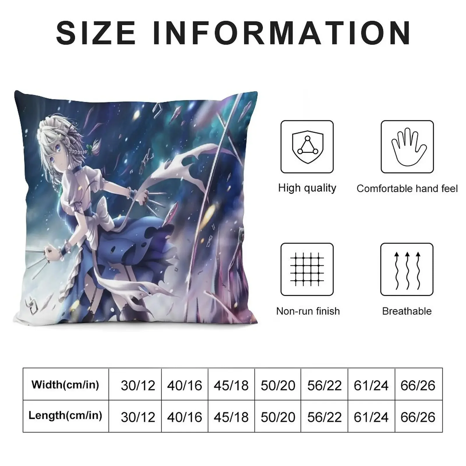 Touhou Sakuya декоративная подушка рождественские украшения 2025 г. на заказ фото