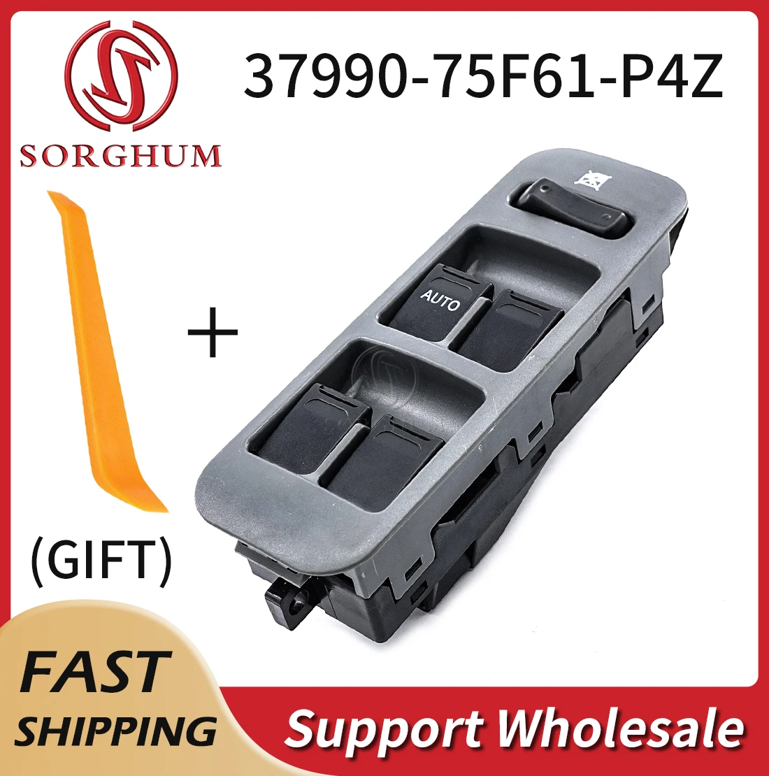 

Sorghum 37990-75F61-P4Z Car Left Side Power Window Switch Button For Suzuki Grand Vitara XL-7 Chevrolet Tracker Baleno 1999-2004