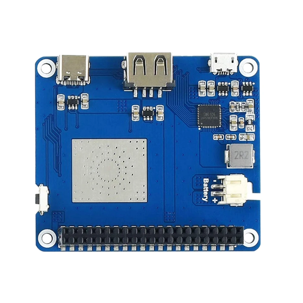 3000Mah Li-Polymer Battery HAT for Raspberry Pi Integrates SW6106 Chip |