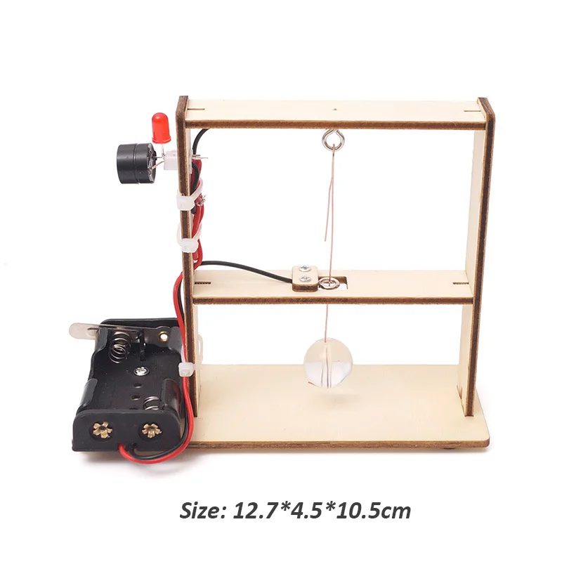DIY датчик землетрясения STEM игрушки технологии наука экспериментальный набор