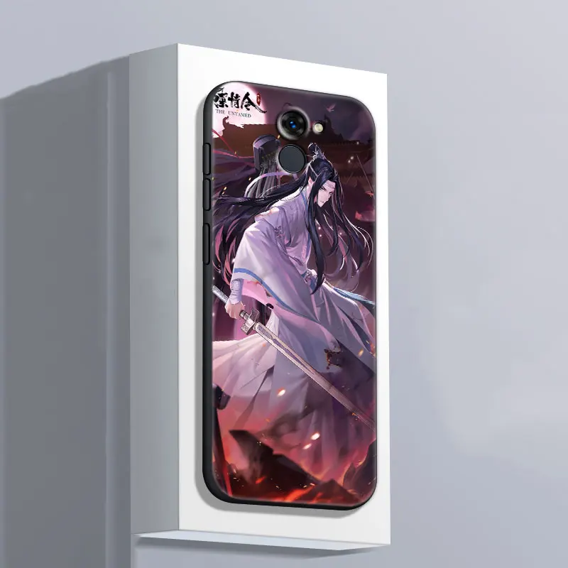 Чехол с аниме Mo Dao Zu Shi для Honor X6 4G X7 X8 X9 5G Huawei Y9 Y7 Y5 Y6 Y8 A S P Prime 2018 2019 черный мягкий