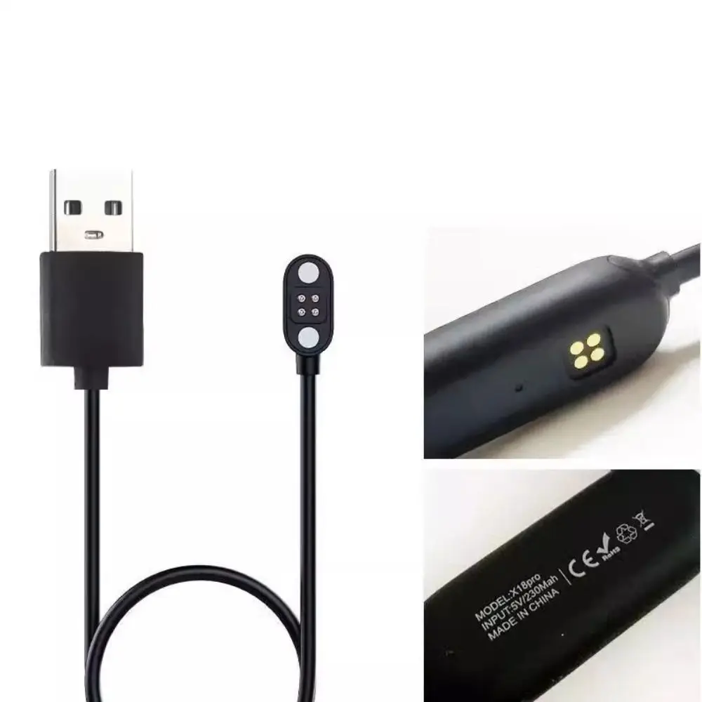 Фото Магнитное зарядное устройство для наушников с костной проводимостью, USB водонепроницаемое зарядное устройство для наушников, 5 В, 1 А, беспроводной зарядный кабель для YUANS X7/X8/X18pro №1