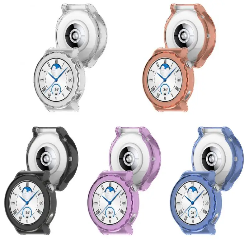 

Soft Runner Case Smart Watch Cases 43mm 46mm Smart Accessories Screen Protector Cover Transparent Scratch-resistant