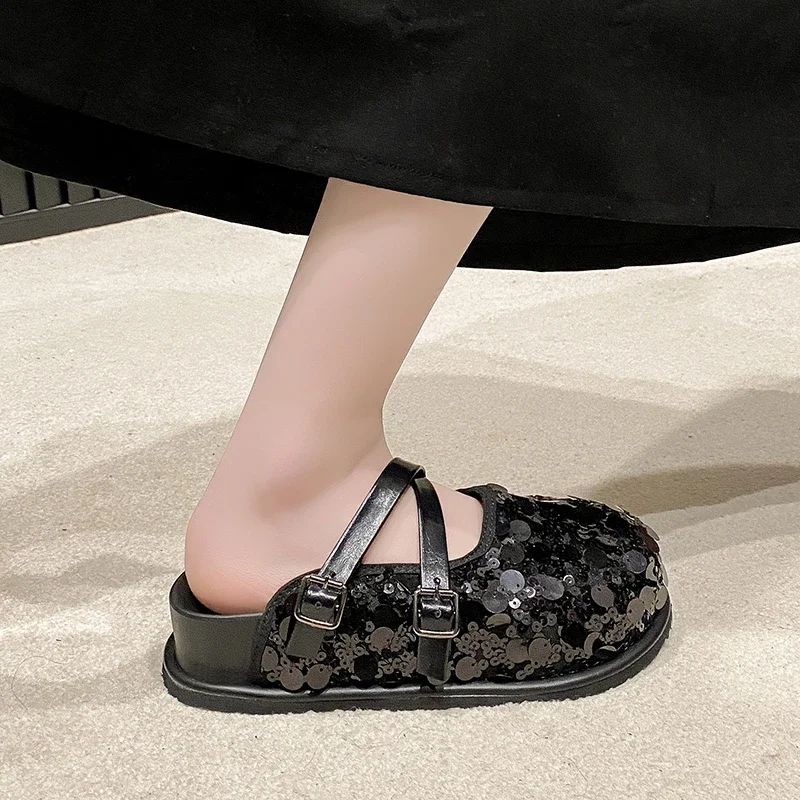 Тапочки Baotou женские на толстой подошве весна-лето 2024